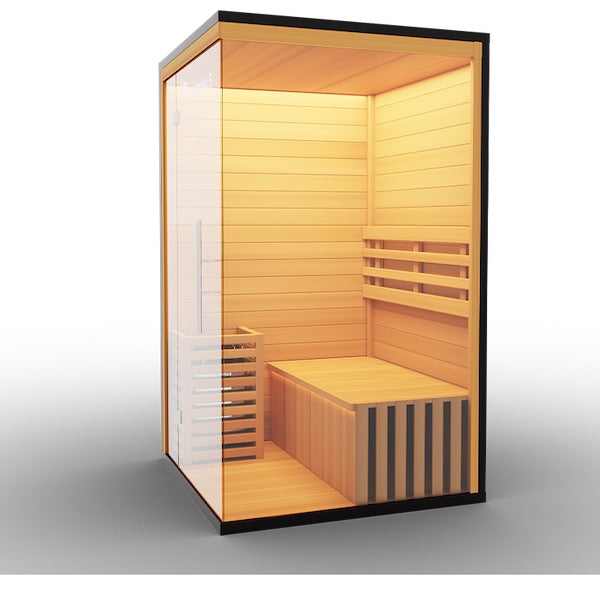 Medical 5 Traditional Sauna - wooden panels on walls, roof and floor