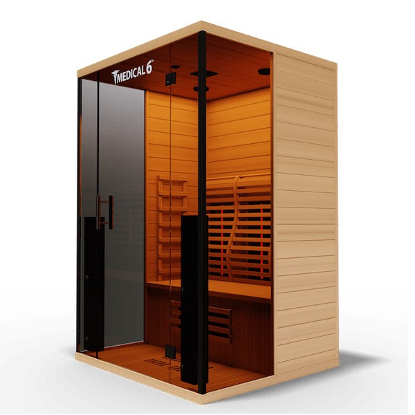 Medical 6 Ultra Full-Spectrum Sauna - glass on 3 sides