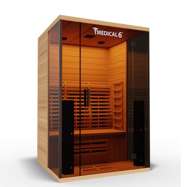 Medical 6 Ultra Full-Spectrum Sauna - with backrest