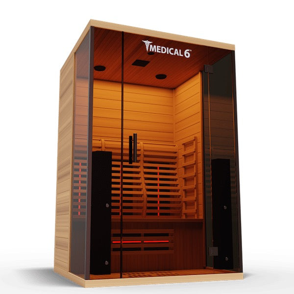 Medical 6 Ultra Full-Spectrum Sauna - lighting system 