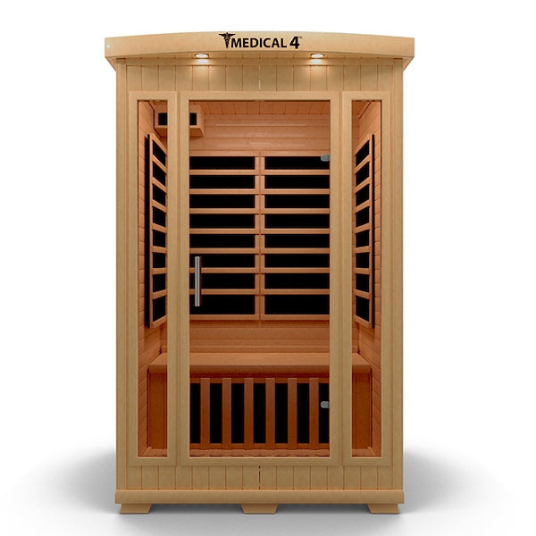 Medical 4 Infrared Sauna - glass door 