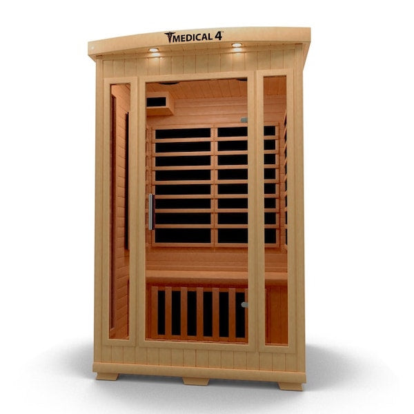 Medical 4 Infrared Sauna - wooden walls 