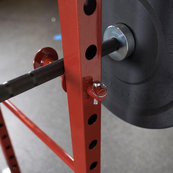 Best Fitness BFPR100 Power Rack - safety arm close up photo