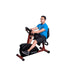 Best Fitness BFRB1 Recumbent Bike - Man on side view photo trying on the product