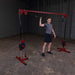 Best Fitness Plate Loaded Cable Crossover -Man in a Single-Arm Cable Crossover excise 