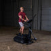 Body-Solid Endurance Center Drive Elliptical E300 - Man on E300 doing cardio