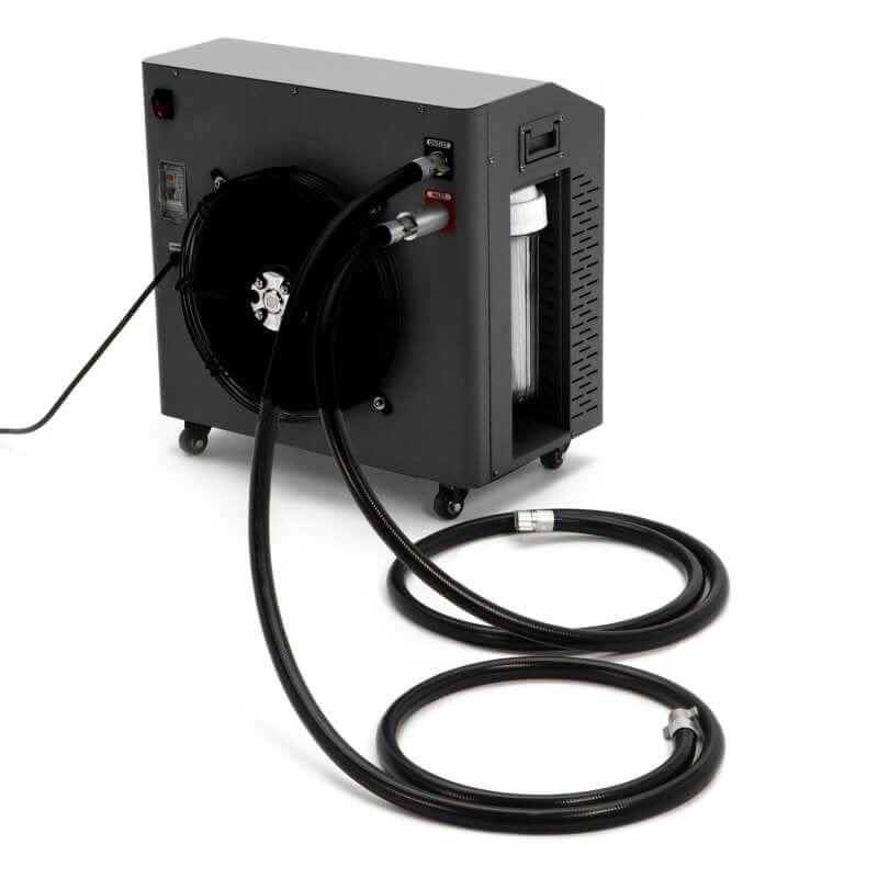 Cryospring Wi-Fi Enabled Smart Chiller - Chiller Color: Matte Black - Back view with wires connected