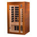 Dynamic Barcelona 1-2-Person Low EMF FAR Infrared Sauna - Side 3D view