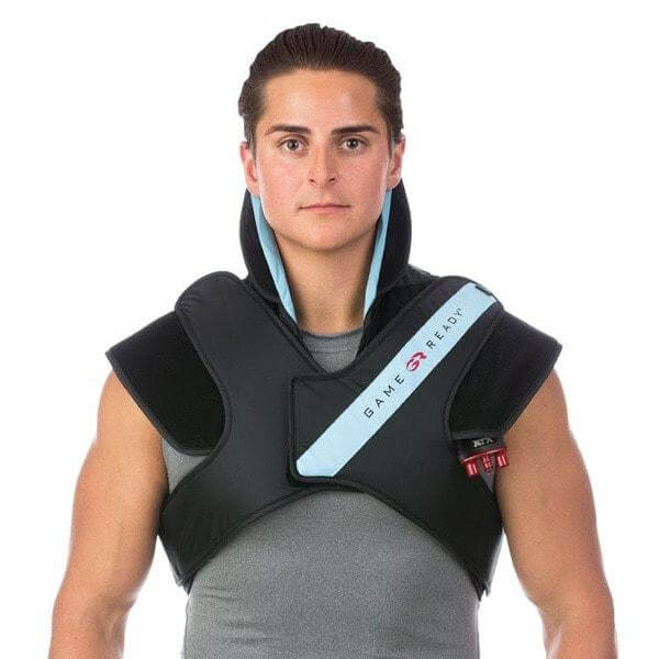 Game Ready C-T Spine Wrap - a man wearing a vest