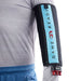 Game Ready Elbow Wrap -a person wearing a blue and black arm band