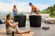 Ice Barrel 300 Cold Plunge Therapy - people on the balcony lounging