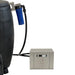 Ice Barrel & Penguin Chiller Bundle - a black barrel with a blue handle and a silver box