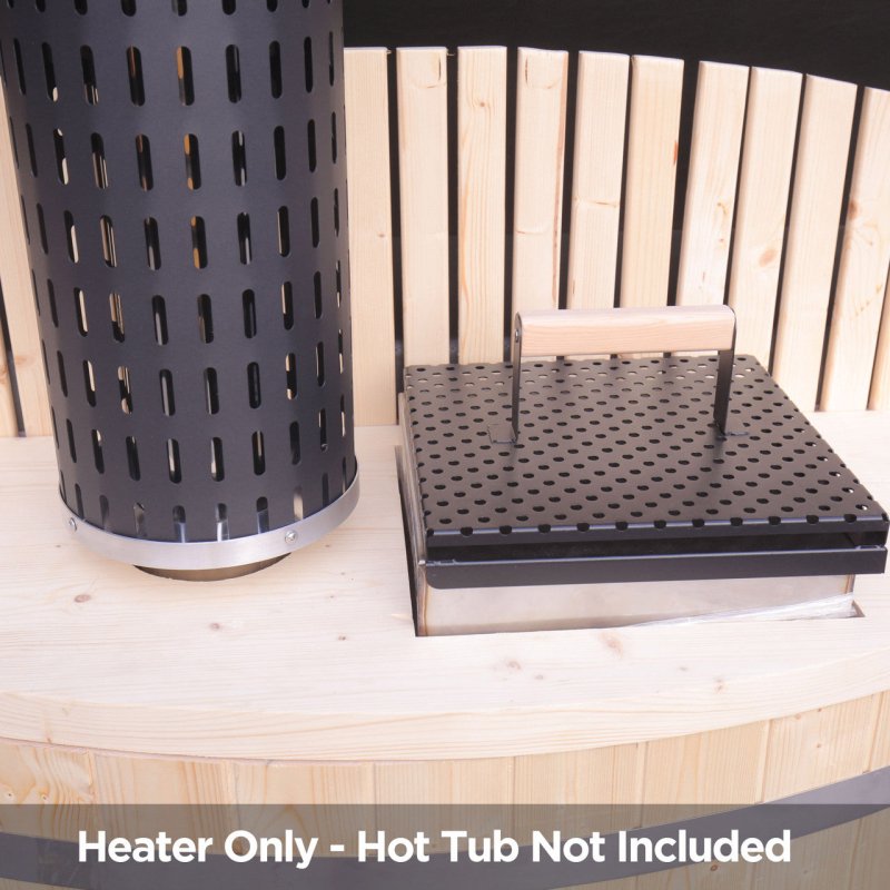 Internal Wood-Burning Hot Tub Heater | Equivalent to 10-15kW Electronic Heater - Heater