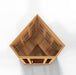Maxxus 3-Person Corner Low EMF FAR Infrared Sauna - wooden floor and walls