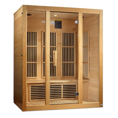 Maxxus Bellevue 3-Person Low EMF FAR Infrared Sauna 