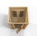 Maxxus Seattle 2-Person Low EMF FAR Infrared Sauna - open door top view