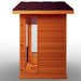 Medical Nature 8 Plus Outdoor Infrared Sauna - Side view of sauna