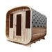 Outdoor Rustic Cedar Square Sauna – 6 Person – 6 kW UL Certified Electric Heater -