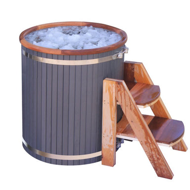 Outdoor Wooden Ice Bath Cold Plunge Tub