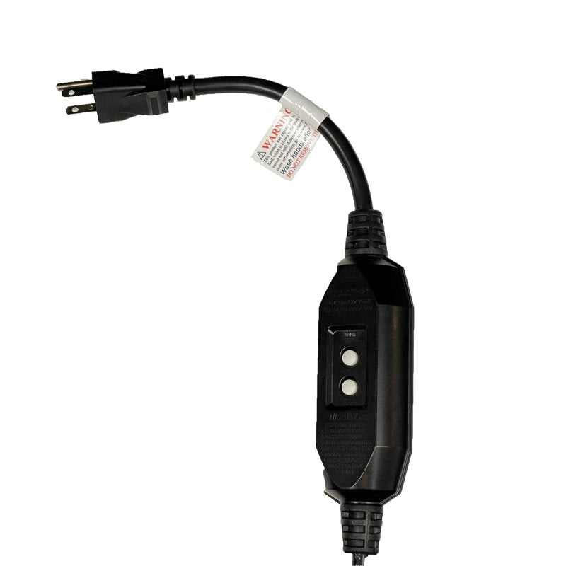 Penguin Chillers Cold Therapy Chiller & Barrel Bracket - a black electrical cord with buttons