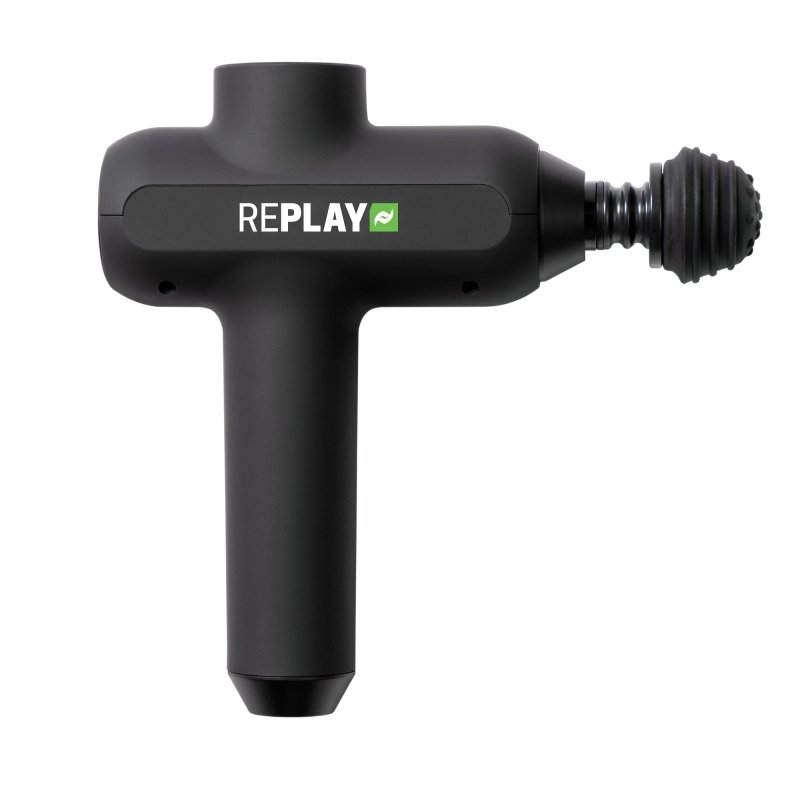 Rapid Reboot Replay Percussion Massage Gun - circular attachment