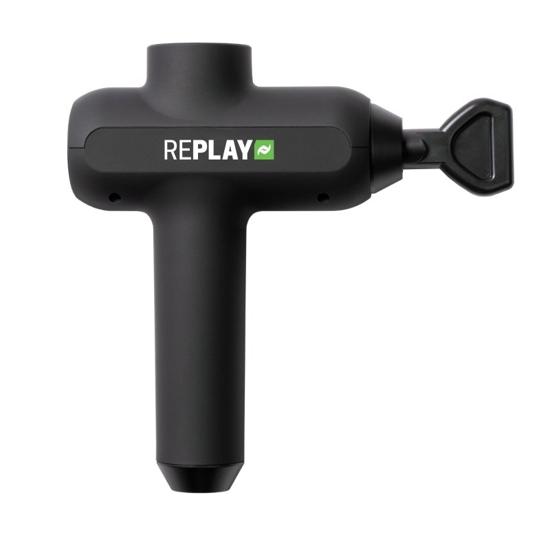 Rapid Reboot Replay Percussion Massage Gun - with brand logo