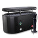 Varsity Plunge Cold Plunge Tub - a black container with ice and a pump